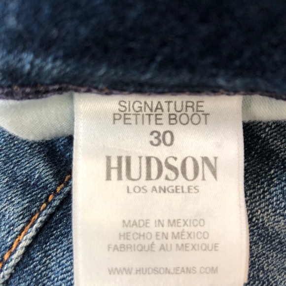 Hudson Jeans Signature Petite Bootcut Jeans, Size 30, Excellent Condition - Picture 5 of 5